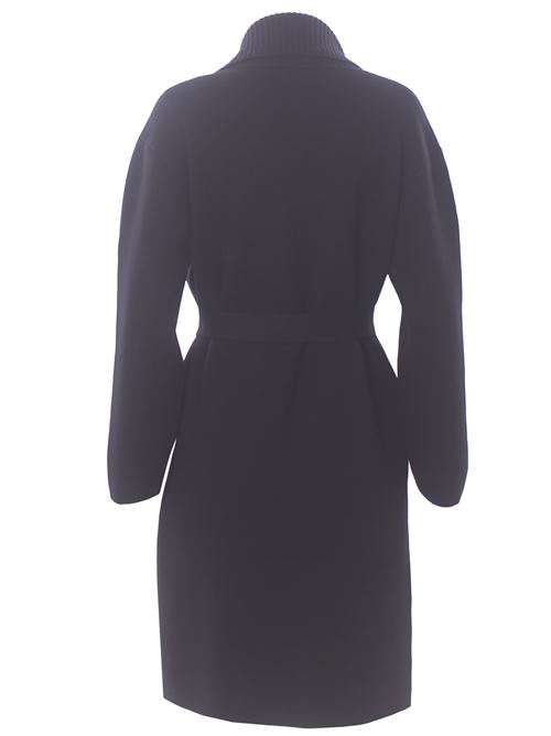 Cappotto punto stoffa con cintura LA FILERIA | 23271/14271099
